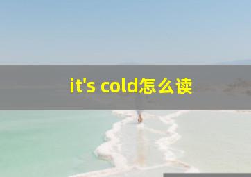 it's cold怎么读